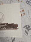 Robert Eagle 1982 Signed Print Norfolk   Western Rwy Class A Locomotive  22 1000