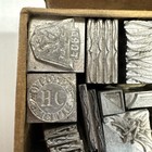 Used Foundry Type Cut stamp Sterling Type Foundry Huge Lot Vintage Print Press