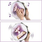 Set Of 2 Tambourine 10 And 8 Dove And Bible Church Tambourine With White
