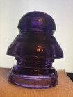 Glass Insulators Diamond Royal Purple 2 Piece Transposition Cd 190   191