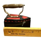 Vintage Antique Small Metal Iron   Round Pincushion  Sewing  Craft Collectible