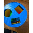 Vintage 1977 Fisher Price Baby Blocks Shape Sorter Toy Yellow Blue