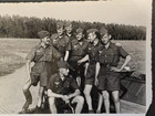 1942 Luftwaffe Jugend Dj Young Boys Flakhelferin Wwii Ww2 German Military Photo