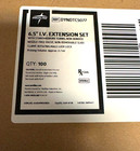 Medline 6 5  Standard Bore Iv Extension Sets 100 case