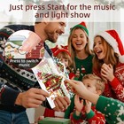 Christmas Card With Lights And Music 3d Pop Up Christmas Gift Greeting Card With