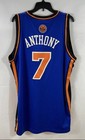 Adidas Men Blue Select New York Knicks Anthony 7 Athletic Jersey Large Nba Shirt