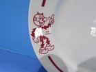 Vintage Reddy Kilowatt 3 Pc  Set Saucer Dinner   Bread Plates Excellent Rare 