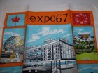 Nwot Vintage 67 Expo World s Fair Canada World Map Souvenir Linen Tea Towel