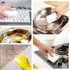 100 Pack Magic Sponges Reusable Melamine Sponge For Kitchen Dishes Bathtub Shoes