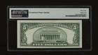 Dbr  5 1953 Silver Star Fr  1655  Pmg 63 Epq Serial  13364130a