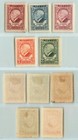 Latvia          1928 Sc B29-b33 Mint   E4136