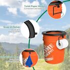 5 Gallon Bucket Toilet Seat W  Lid Travel Outdoor Camping Hiking Snap On 