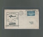1935 Us Scott C20 Fdc Pan Am Ffc San Francisco To Hawaii Bi-plane Route Map