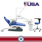 Fda Dental Unit Chair Computer Controlled Motor Pu Hard Leather   Doctor Stool