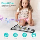32 Note Glockenspiel Xylophone Percussion Kit With Height Adjustable Stand  D   