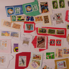 Lot Of 136 Used Stamps From France And Monaco  Collection  For Arts And Crafts