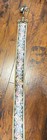Metrax Belgium Woven Floral Tapestry Brass Bell Pull Wall Art Hanging  Vtg  48   