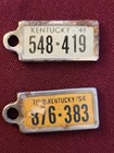 Set Of 6 Kentucky Disabled American Veterans Mini License Plates 40s-70s