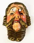 Guatemalan Conquistador Spaniard Pedro De Alvararado Wooden Dance Mask Guatemala