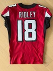 Calvin Ridley Game Used Worn Atlanta Falcons Nfl Jersey 135 Yds 1 Td  free Ship 