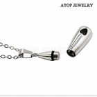 Heart Teardrop Urn Necklace For Ash Cremation Pendant Memorial Keepsake Jewelry