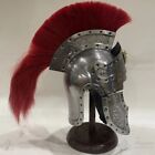 Medieval Roman Centurion Helmet Roman Design Engraved Helmet With Wooden Stand