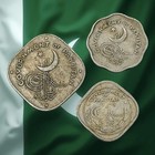 Lot Of 3 Old Pakistan Half Anna  1   2 Annas - 1948  54   57 - Combined Ship