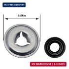 2 Sets Wd8x181 Wr2x7054 Dishwasher Drain Pump Valve Shaft Seal And Push-on Nut 