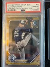 Super Rare Jersey   Match Mackenzie Gore Rc 2019 Bowman Chrome 25  50 Variations