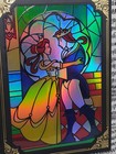 Disney Beauty And The Beast Stained Glass Window Replica Journal Blank Not Used 