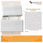 New Replacement Classic Wired Doorbell Chime 2-note Design For Crisp Clear Sound