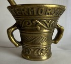 Solid Brass Mortar And Pestle - Apothecary kitchen Spice