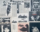 The Stranglers 1976 - 1981 Uk Magazine Clippings Cuttings Lot Punk