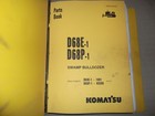 Komatsu D68e-1a D68p-1a Swamp Crawler Tractor Dozer Parts Book Manual