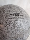 Vintage Replogle 60 s Metal Lunar Moon Globe W landing Sites 6  W stand