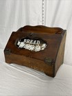 Vintage Wood Breadbox 