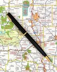 Parker Insignia Ballpoint Pen - Black Lacquer Over Brass     Made In The Usa