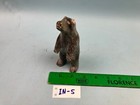 Vintage Inuit Carving Of A Bear  Soapstone 5  Tall  Tagged