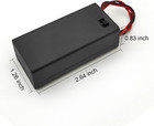 2pack 9v Battery Holder 9v Battery Holder With Switch 9 Volt Battery Holder With