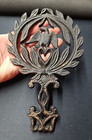 Vintage 1949 Wilton Cast Iron Metal Eagle Heart Trivet