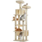 Pwaz Road 81  Extra Tall Cat Tree Tower For Large Cats 20 Lbs  W hammock   Condo