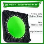 Traffic Safety Cone 28 Inches 6 Pack Green  Reflex Collars Of Parking Lots