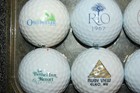 Set Of  12 Golf Ball Collectible Logo Country Club   Course   Links