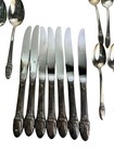 1847 Rogers Bros First Love Silverplate Flatware Set 55 Pieces Service   Serving