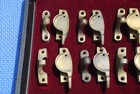 7 Of 9 Are Antique Lot Vintage Hardware Sash Lock Double Hung Wood Window Brass