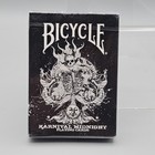 Bicycle Karnival Midnight Playing Cards White   Purple New Sealed Decks