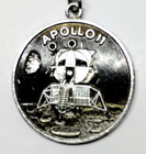 1969 Apollo 11 Moon Landing Commemoration Keychain Made From Lightweight Alloy