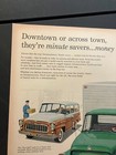 1960 International Trucks  they re Minute Savers  - Vintage Print Ad Wall Art