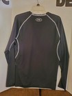 New Under Armour Long Sleeve Compression Shirt Mens Xxl Black Ua Heatgear