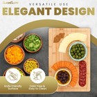 Sliceelite Wood Cutting Board - 3 Piece Bamboo Cutting Board Set Wooden Cutting
